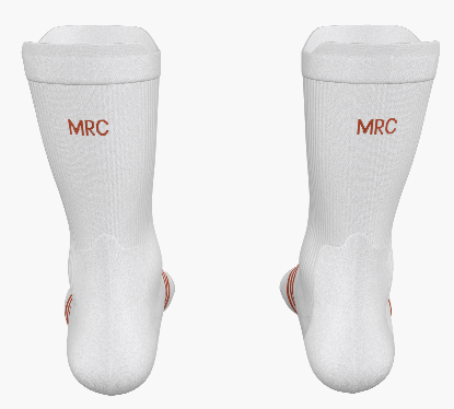 Unisex Socks - White